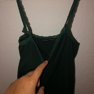 Lace Green Brandy Melville Tank